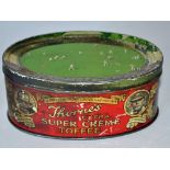 Scarce 1926 AustraliaCricket Tour Souvenir toffee tin - original Thorne's Oval toffee tin