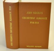 1914 Wisden Cricketers' Almanack - Willows soft back reprint publ'd 2002 in brown gilt cloth