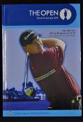 2003 Open Golf Championship programme signed by the winner Ben Curtis - played at Royal St. George's