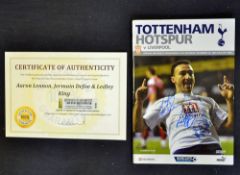 2006 Signed Tottenham Hotspur v Liverpool Football programme date 30 Dec, signed to the front by