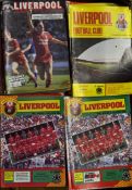 1970-80s Liverpool football programmes home matches with mixed seasons, incomplete, generally