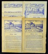 1947/48 Shrewsbury Town Home Football programmes to include v Notts. County, Doncaster Rovers,