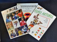 1980, 1988 & 1992 European Championships Finals Football programmes all large format programmes,