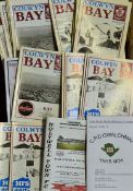 Quantity of Non-League Assorted Football programmes predominantly Colwyn Bay, other Welsh