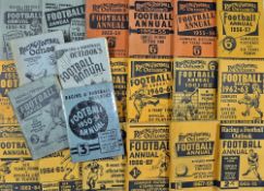 Selection of Racing & Football Outlooks Football Annuals including 1927/28, 1937/38, and then 1949/