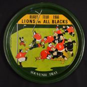 1966 British Lions Rugby Tour to New Zealand Souvenir Drinks Tray Official Walt Disney product