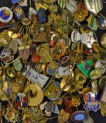 Mixed selection of Football Lapel pin badge 1950s to modern era, mostly stick pin badges a wide