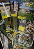 Assorted selection of 1980s football programmes including FA Cup finals and semi-finals, League