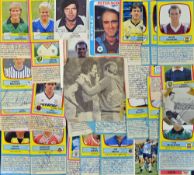 Quantity of Signed Football Photographs and cards includes a mixture of footballers such as Kevin