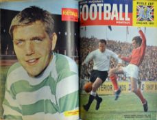 Bound Volume of Charles Buchan's Football Monthly for 1966 12 issues from January to December