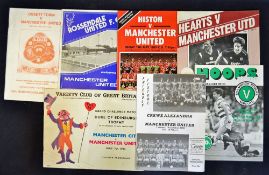 1980s Manchester United Away Football programme selection to include 1964 Duke of Edinburgh Trophy v