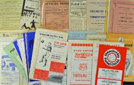 Collection of Non-League and Reserve Football programmes mainly single sheet/4 page issues, to