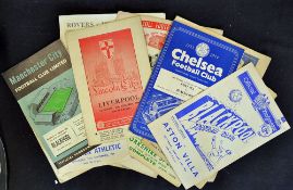 1950s Assorted selection of Football programmes including 1950 Blackpool v Charlton Athletic, 1952