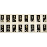 15x 1927 New Zealand Footballers (rugby) real photograph cigarette cards issued by W.D. & H.O. Wills