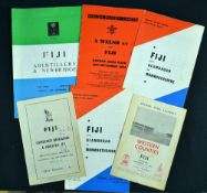 1964 Fiji rugby tour to Wales programmes to include v Combined Bridgend and Maesteg 12/9/64, 2x v