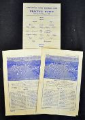 Shrewsbury Town 1953/1954 Football programmes to include Blues v Whites Practice Match 15 August