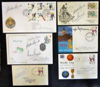 1966 Football World Cup Signed First Day Covers including Geoff Hurst, Nobby Stiles, Gordon Banks,