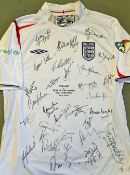 2006 Signed Soccer Aid Football shirts including the 'England' and 'Rest of the World'