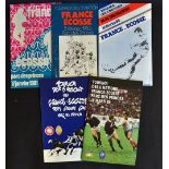 5x France v Scotland rugby programmes a complete run (H) from the 1980s to include '81 (France Grand