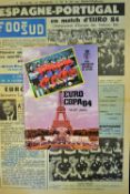 1984 European Championship Football Tournament Brochure and Newspaper Spanish editions covering