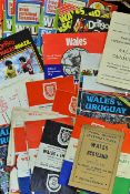 Quantity of Wales International Football Programmes 1950s Onwards to include 1955 v Austria, 1956