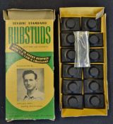 Genuine Standard 'Rubstuds' c/w original box as recommended by Tom Finney, consists of 12x rubber