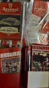 1960s Arsenal Football programme selection home matches predominantly league including 1960 v