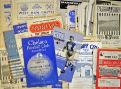Selection of 1950's Football programmes to include 1950/51 QPR v Grimsby Town 1951/52 Chelsea v