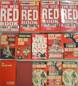 Selection of Evening Times Wee Red Book Football Annuals dating from 1949/50 through to 2013/14,