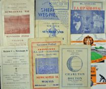 1950s FA Cup Semi-Final football programme selection to include 1946 Charlton v Bolton (pirate),