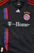 2008 Frank Ribery and Phillip Lahm Signed Bayern Munich Football shirt a replica shirt, signed to