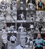 Collection of Press Agency football photographs mainly black & white, postcard to large size