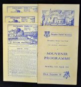 1946/47 Shrewsbury Town Home Football programmes including v Bradford, Doncaster Rovers, Denaby