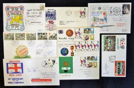 Assorted Selection of Signed Football First Day Covers consisting of 1958 Munich Air Disaster
