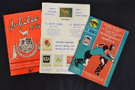 2x 1964 South Africa Rugby Jubilee programmes- to incl 2x The Presidents XV v The Rest (16th May)