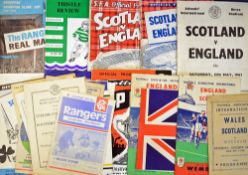 Selection of Scottish Football programmes to include 1946 Wales v Scotland (4 page souvenir),