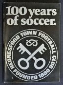 '100 Years of Soccer' Hednesford Town 1880 - 1980 history of the team and many black and white