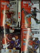1990s Onwards Manchester United football programmes consisting mainly of home programmes overall