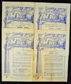 1947/48 Shrewsbury Town Home Football programmes consisting of v Hull City, Mansfield Town, Ransomes