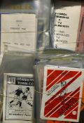 1988 - 1995 Shrewsbury Town Away Football Programmes generally league matches, some friendly