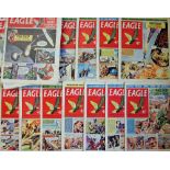 1960 The Eagle Comic Collection Featuring Dan Dare a complete run of Dan Dare Pilot Of The Future,