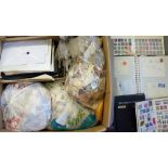 Large Quantity of Stamps huge selection, various countries, some early issues, within Albums,