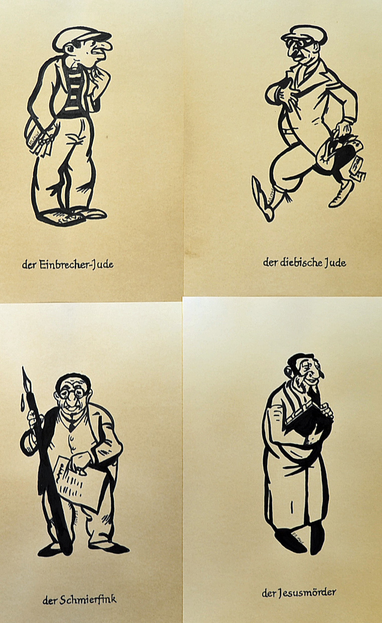 WWII German Propaganda Phillip Rupprecht Original Drawings dated 1941 with 'PR' to all, known as - Image 2 of 2