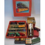 0 Gauge Hornby Selection to include 2x Locomotives, Rolling Stock, Platform Crane, Double Arm