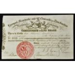 Great Britain Liverpool, Manchester and Newcastle upon Tyne Railway Co. Share Certificate for one £