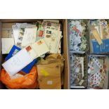 Large Quantity of Stamps huge selection, various countries, some early issues, large box, worth