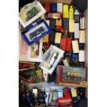 Mixed Quantity of Lledo Toy Models includes vans, cars, buses, lorries, fire engines, Unigate and