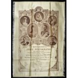 Entertainment Royal Opera Special Silk Souvenir Programme 1838 of the State Performance given by the