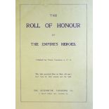 Scarce WW1 Officers killed in action British Roll of Honour of the Empire's Heroes Book published