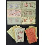 Railway 1940s-50s Liverpool Overhead Railway Ticket Selection a collection of over 50 Different